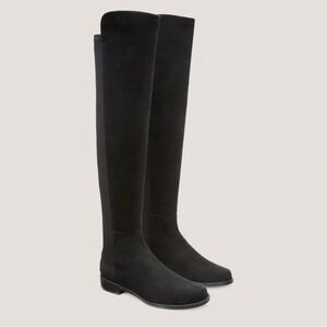 Stuart Weitzman 5050 Suede Over The Knee High Boots
